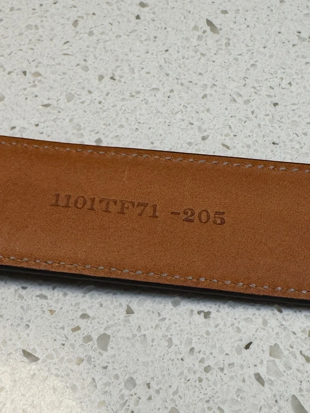 Trafalgar Dark Brown Cortina Leather Belt Square Solid Brass Buckle 38